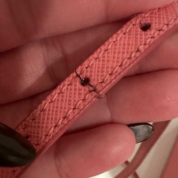 Prada Saffiano Tessuto Bubble Pink crossbody - Picture 10 of 11